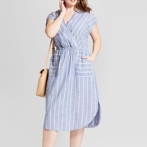Women’s Tie Back Dress Universal Thread Blue